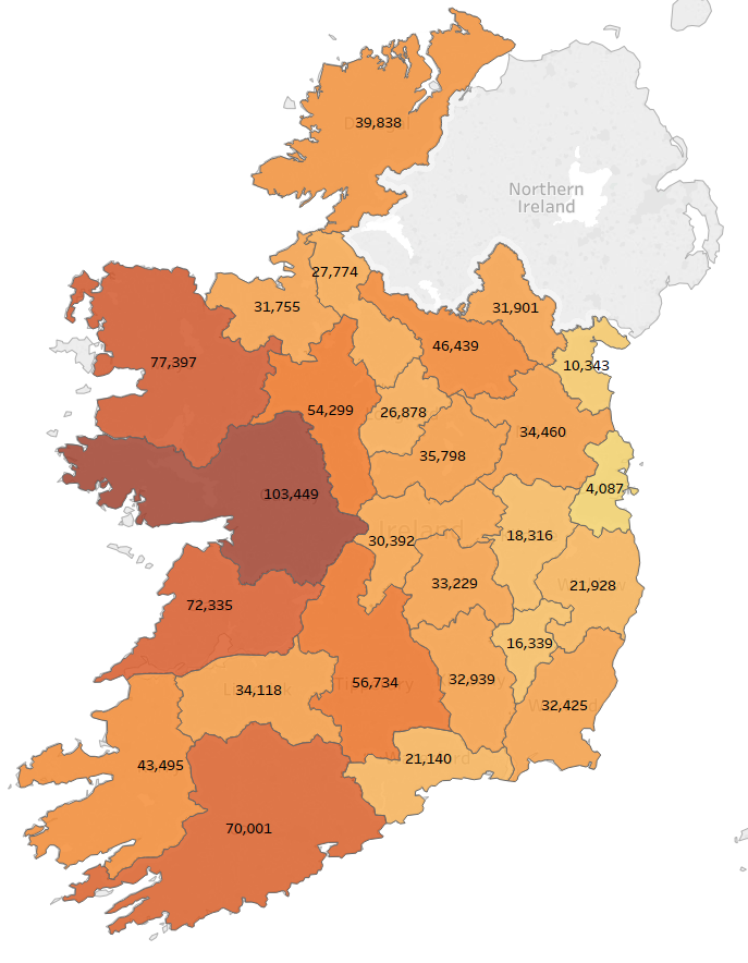 Beef Cow Population By County 2017 Icbf